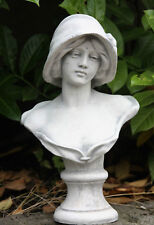 BÜSTE BÜSTEN KOPF FIGUR STEINGUß NEU FROSTFEST GARTEN DEKO TERASSE DEKO PO-1171