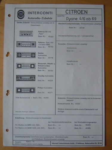 Citroen dyane ab - 4,