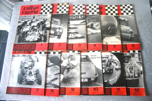 Rallye racing 1968 hefte - racing, (a)