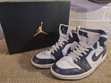 Air Jordan 1 Mid EU 42,5 Obsidian Blue White | Nike Sneaker / gebraucht