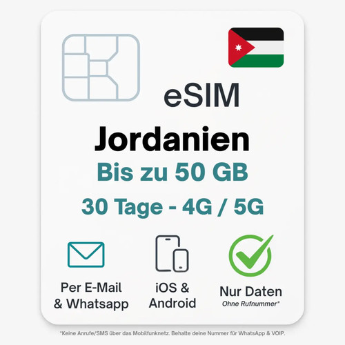 Jordanien esim datentarif - jordanien,