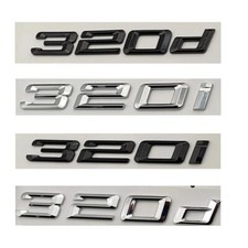 Für BMW 320d 320i Schriftzug Embleme Aufkleber Logo Sticker Badge Auto NEW