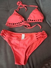 Bikini Coralfarben S/M Takko Damen