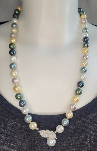 Vintage glasperlenkette - vintage,
