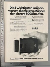 Braun sixtant 8008