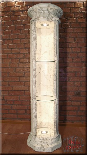 Vitrine regal säulenregal - vitrine,