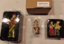 3 Stück - Krippenfiguren - Mathias - 2 Hirten + Kinder - 11 cm - NEU & OVP -