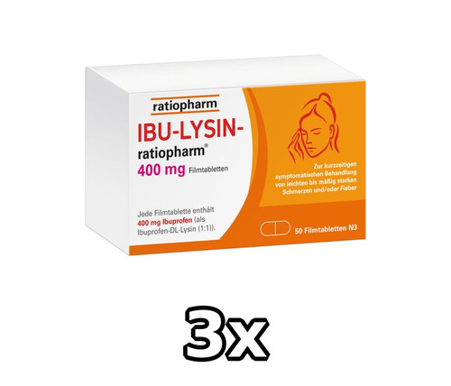 Ibu lysin ratiopharm - 400, mg