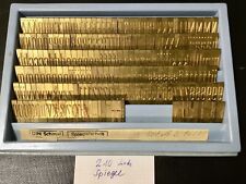 Friedrich Deckel Schablonen 210 Zeichen Graviermaschine Deckel Leseschrift GK/G1