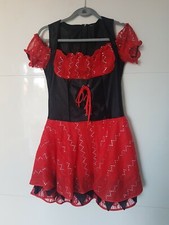 Kostum Rotkäppchen, Saloongirl Gr. S/M, Neu