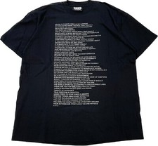 vintage 90s JENNY HOLZER TRUISMS Shirt XXL art tee keith haring frank ocean RARE