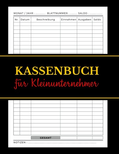 Kassenbuch einnahmen - a4:, &