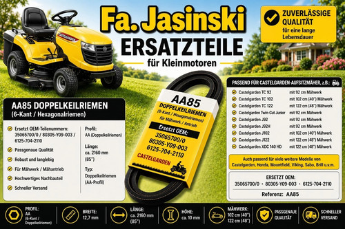 Keilriemen mähwerk castel - mähwerk,