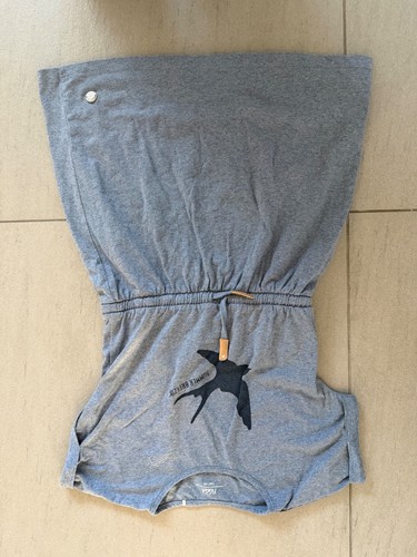Sweat kleid kurz blau - sweat,