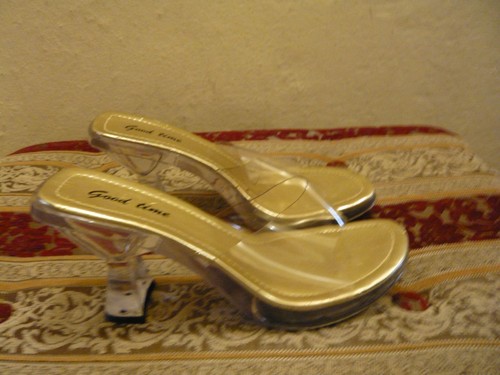 Pantolette transparent