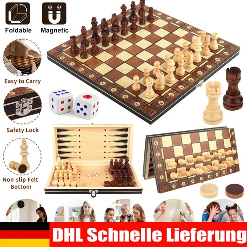 Schachbrett mit figuren - mit,