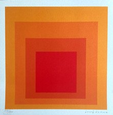 Josef.albers Lithographie COA