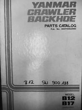 #86 Yanmar B 12 17 Ersatzteilbuch Parts Manual List Ersatzteilliste