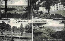 Waldbroel NRW Panorama Krankenhaus Strandbad Blick von Nutscheid ins Siegtal