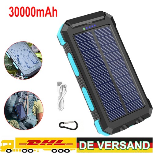 Solar powerbank 30000mah - powerbank,