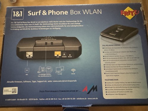 Surf phone box - 1&1,