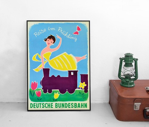 Poster deutsche bahn - deutsche, reisen