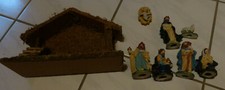 Weihnachts Krippe mit 7 Figuren - Weihnachten - Deko - 