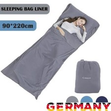 Hüttenschlafsack Ultra leicht Komfort Reiseschlafsack XL Reisedecke SchlafsackDE