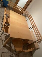 Essecke komplett (inklusive Tisch -ausziehbar-, Stühle und Sitzbank)