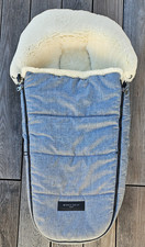 Werner Christ Lammfell Fußsack für Kinderwagen grau - gebraucht guter Zustand