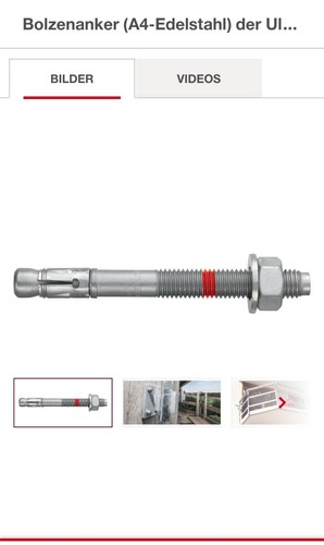 Hilti bolzenanker hst3 m12x215 - hilti,