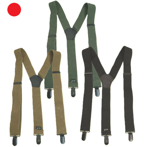 Hosenträger mit clip oliv - us,