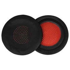 2 Ohrpolster für Plantronics Voyager 4220 Focus 2 UC 4210 schwarz rot