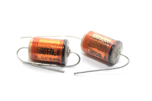 Vintage folien kondensator - 2x,