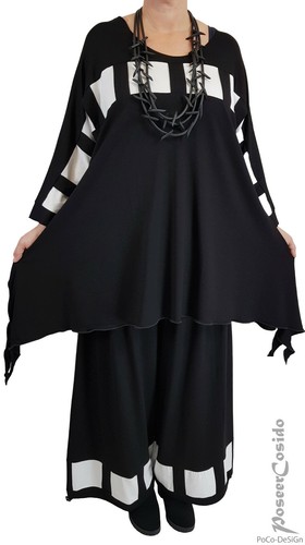 Lagenlook tunika long shirt - lagenlook,
