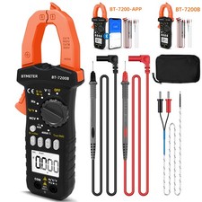 Digital Zangenmultimeter AC DC TRMS Stromzange Amp Volt Ohm Zangenmessgerät NCV