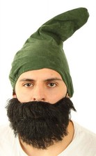 7 Zwerge Set Mütze Bart