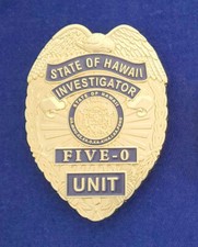 ehemalige Hawaii Five-0 Polizeimarke neue Ausführung Hawaii Five O  #1
