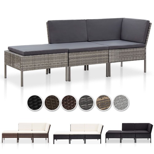 Tlg garten lounge set - 3-tlg.,