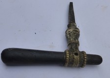 alte Türklinke Messing + Horn