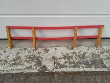 Holzschlitten Lehne Umrandung H23 cm x L 94 cm