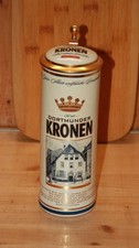 Bierkrug Dortmunder Kronen Brauerei 0,75 L Jubiläumskrug Zinndeckel, unbenutzt