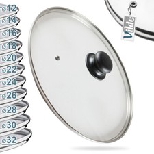 Glasdeckel Topfdeckel Pfannen-Deckel Universaldeckel aus Glas 32 cm