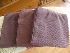 Frottier-Duschtücher 70 x 140 cm blau (3 Stück)