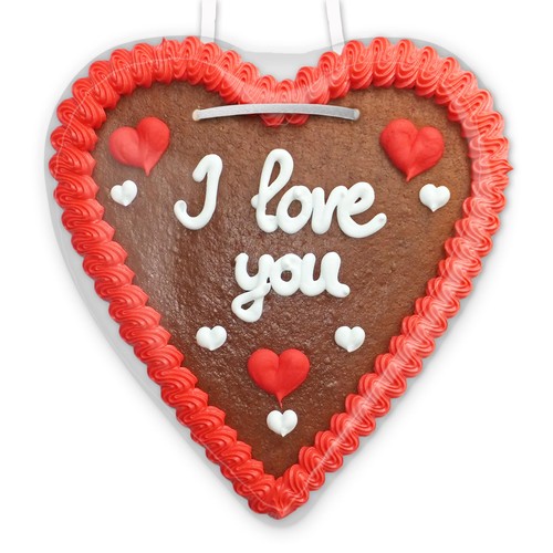 Lebkuchenherz 21cm i love - i,