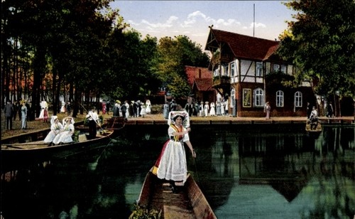 Wotschofska lübbenau im - ak,
