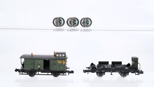 Minitrix konvolut flachwagen - konvolut,