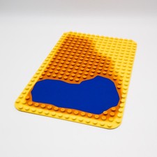 LEGO® DUPLO® Grundplatte 16x24 Teich & Sandmuster 2296pb02 Bauplatte Baustelle