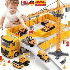 Kinder LKW Spielzeug groß Transporter Auto Truck Spielzeug Bagger Bulldozer DHL