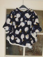 Babymini Jacke dunkelblau Enten Sommerjacke Poncho Gr. 86 